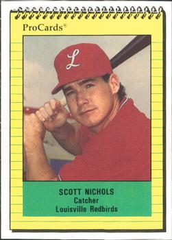 1991 ProCards #2917 Scott Nichols Front