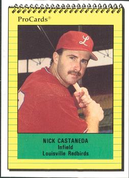 1991 ProCards #2921 Nick Castaneda Front