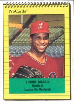 1991 ProCards #2928 Lonnie Maclin Front