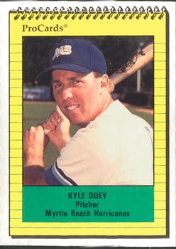 1991 ProCards #2937 Kyle Duey Front