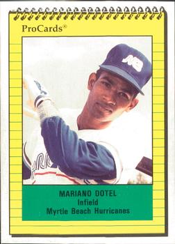 1991 ProCards #2953 Mariano Dotel Front