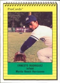 1991 ProCards #2956 Ernesto Rodriguez Front