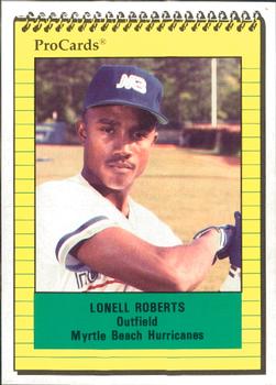 1991 ProCards #2960 Lonell Roberts Front