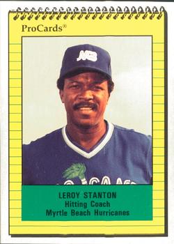 1991 ProCards #2963 Leroy Stanton Front
