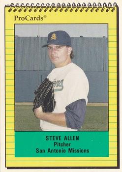 1991 ProCards #2965 Steve Allen Front