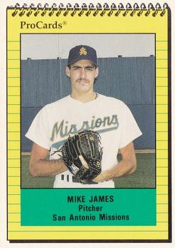 1991 ProCards #2969 Mike James Front