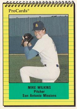 1991 ProCards #2976 Mike Wilkins Front