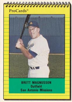 1991 ProCards #2988 Brett Magnusson Front