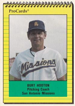 1991 ProCards #2992 Burt Hooton Front