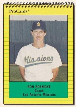 1991 ProCards #2993 Ron Roenicke Front