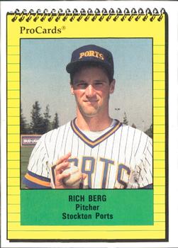 1991 ProCards #3024 Rich Berg Front
