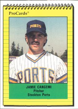 1991 ProCards #3025 Jamie Cangemi Front