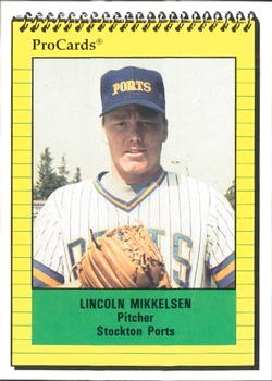 1991 ProCards #3029 Lincoln Mikkelsen Front