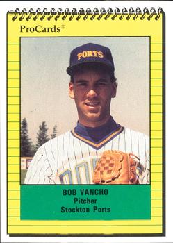 1991 ProCards #3032 Bob Vancho Front