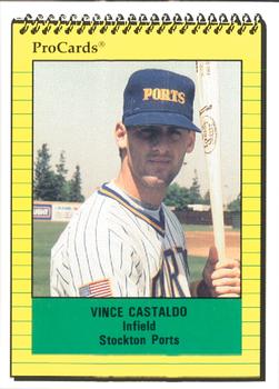 1991 ProCards #3036 Vince Castaldo Front