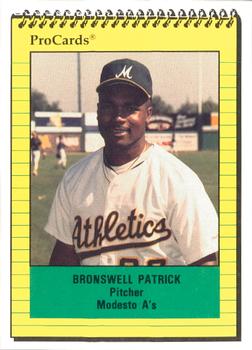 1991 ProCards #3085 Bronswell Patrick Front