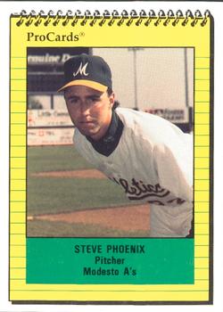 1991 ProCards #3086 Steve Phoenix Front