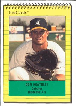 1991 ProCards #3090 Don Keathley Front