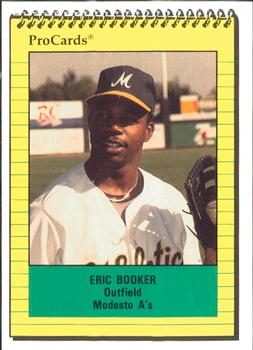1991 ProCards #3101 Eric Booker Front