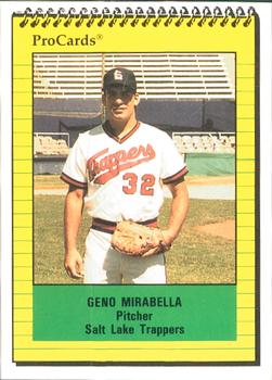1991 ProCards #3208 Geno Mirabella Front