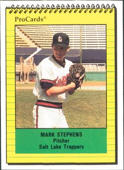 1991 ProCards #3211 Mark Stephens Front