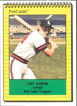 1991 ProCards #3217 Jeff Cooper Front