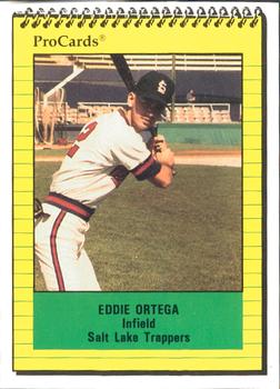1991 ProCards #3219 Eddie Ortega Front