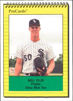 1991 ProCards #3233 Bull Ellis Front