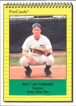 1991 ProCards #3243 Matt Hattabaugh Front