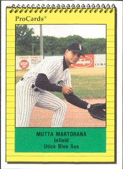 1991 ProCards #3249 Mutta Martorana Front
