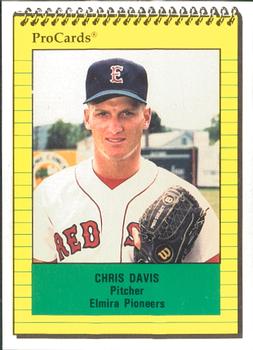 1991 ProCards #3264 Chris Davis Front