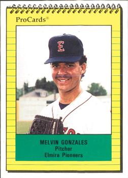 1991 ProCards #3266 Melvin Gonzalez Front