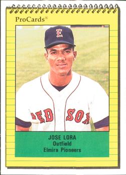 1991 ProCards #3284 Jose Lora Front
