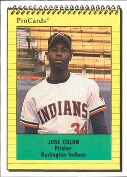 1991 ProCards #3291 Jose Colon Front