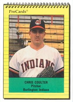 1991 ProCards #3292 Chris Coulter Front