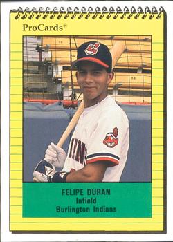 1991 ProCards #3307 Felipe Duran Front