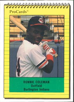 1991 ProCards #3314 Ronnie Coleman Front