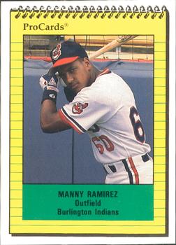1991 ProCards #3316 Manny Ramirez Front