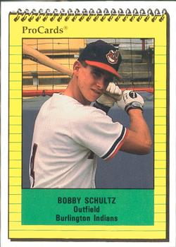 1991 ProCards #3317 Bobby Schultz Front