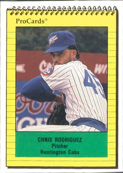 1991 ProCards #3333 Chris Rodriguez Front