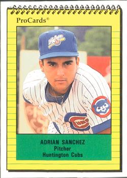 1991 ProCards #3335 Adrian Sanchez Front