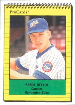 1991 ProCards #3336 Randy Belyeu Front