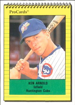1991 ProCards #3339 Ken Arnold Front