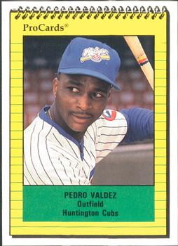 1991 ProCards #3351 Pedro Valdez Front