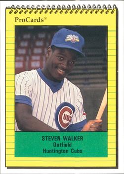 1991 ProCards #3352 Steven Walker Front