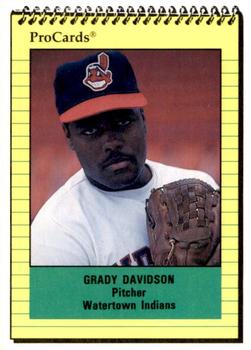 1991 ProCards #3358 Grady Davidson Front