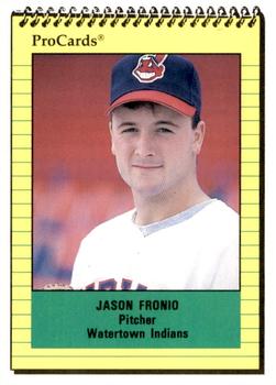 1991 ProCards #3360 Jason Fronio Front