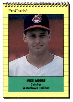 1991 ProCards #3369 Mike Moore Front
