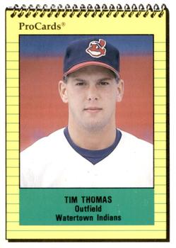 1991 ProCards #3383 Tim Thomas Front