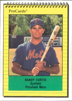 1991 ProCards #3434 Randy Curtis Front